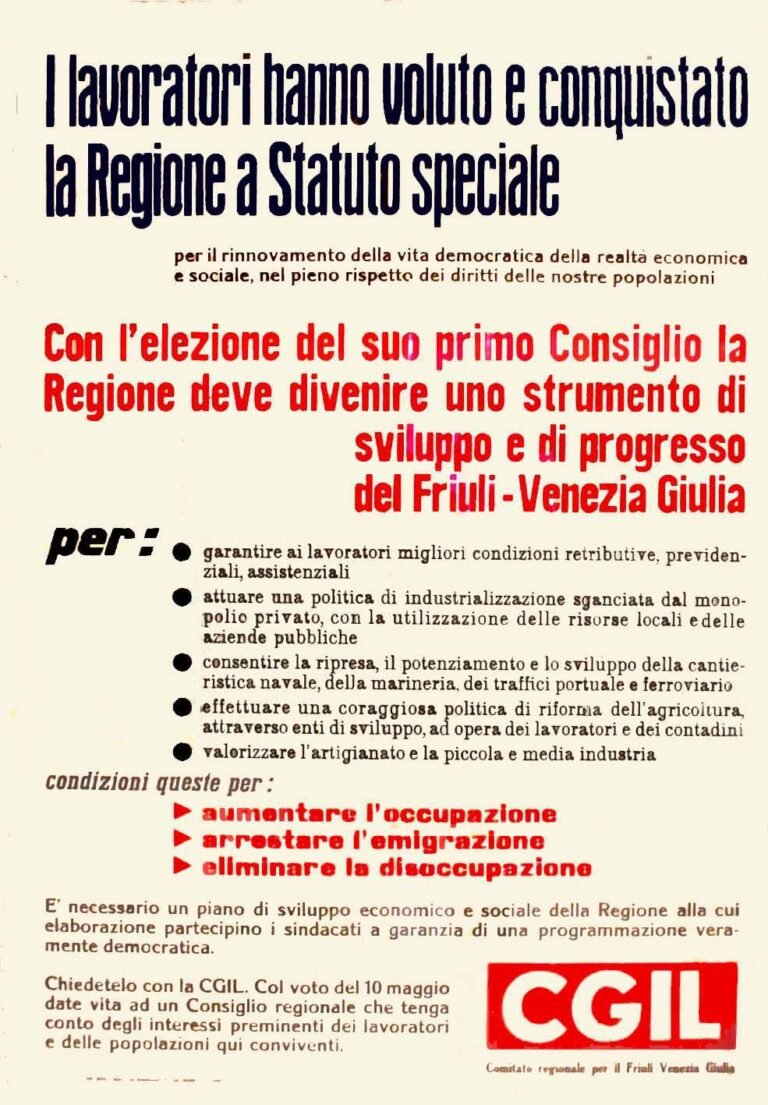 1965 Appello per le prime elezioni regionali