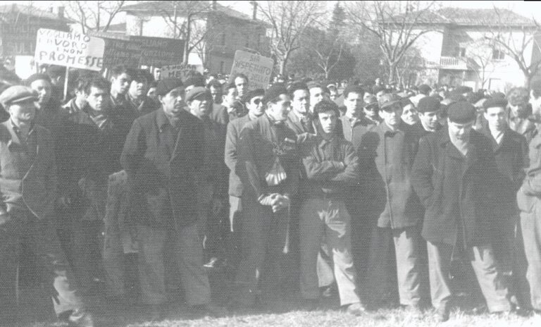 1952 - CRDA manifestazione per il lavoro