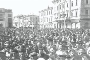 1952 - CRDA manifestazione vertenza premio produzione