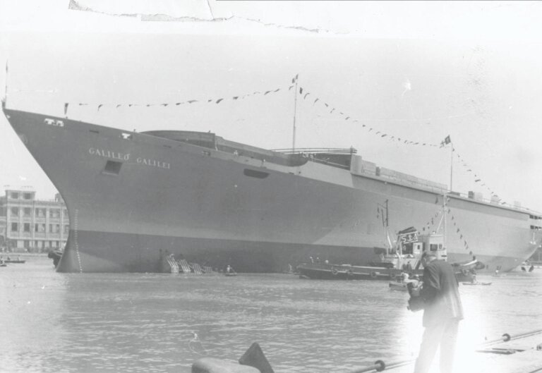 1958 CRDA varo nave Galileo Galile