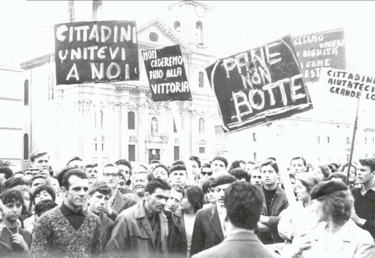1961 Occupazione e manifestazioni Cotonificio Gorizia