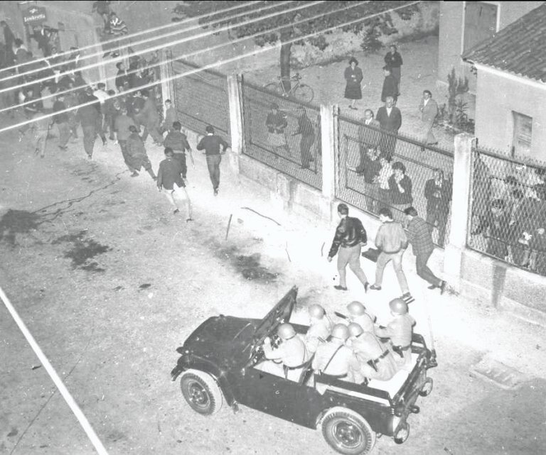 1961 Occupazione e manifestazioni Cotonificio Gorizia