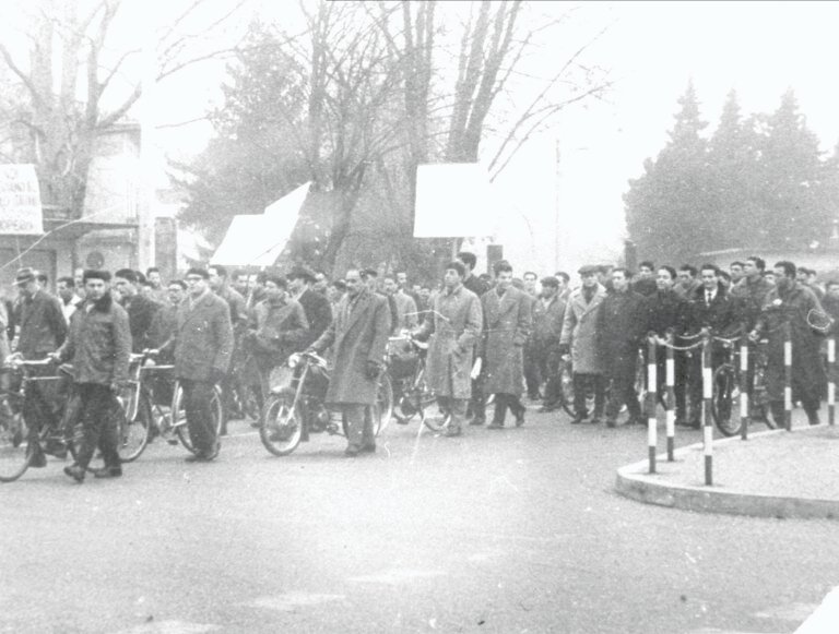 1962 - CRDA Manifestazione a sostegno della lotta degli impiegati
