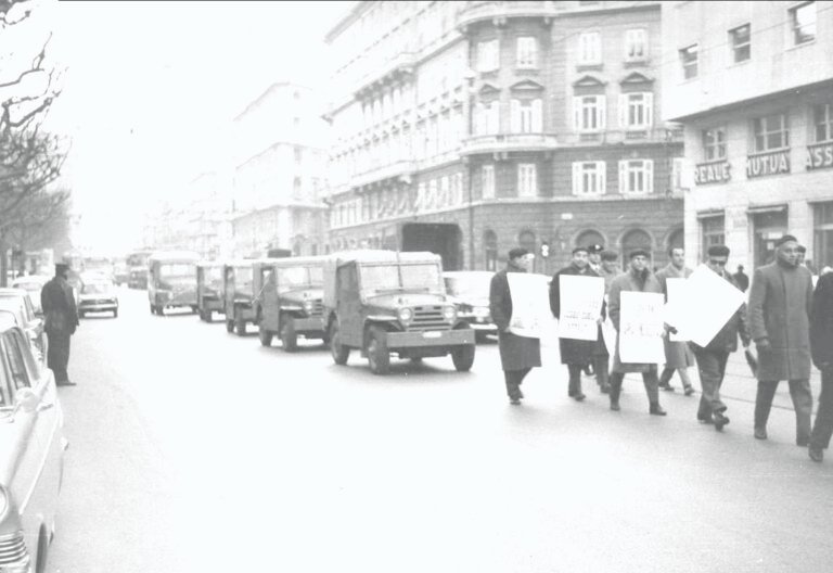 1963 - CRDA Manifestazione contro i trasferimenti a Trieste
