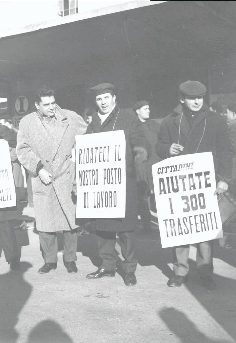1963 - CRDA Manifestazione contro i trasferimenti a Trieste