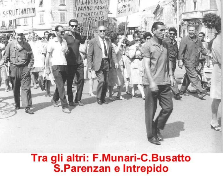 1963 - Sciopero contro trasferimenti tessili e CRDA
