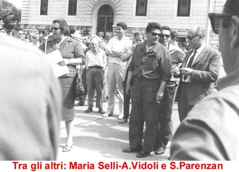 1963 - Sciopero contro trasferimenti tessili e CRDA
