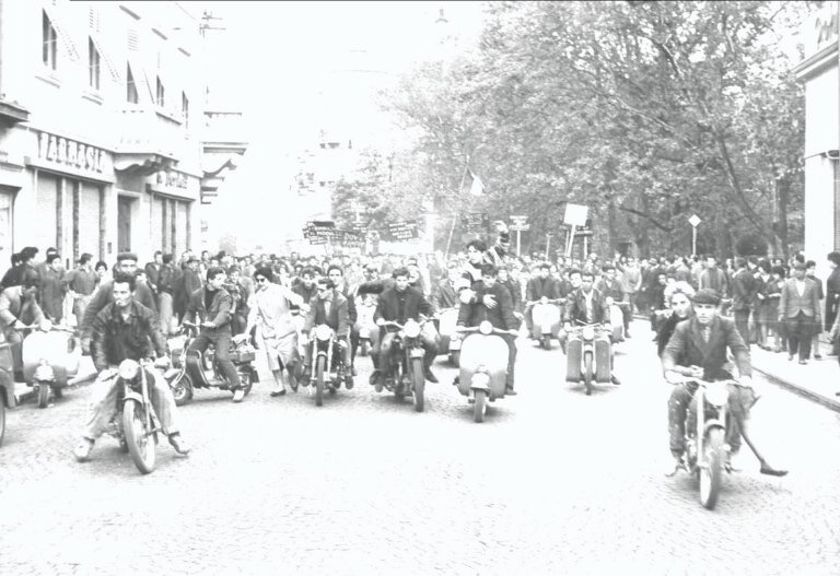 1963 - Sciopero contro trasferimenti tessili e CRDA