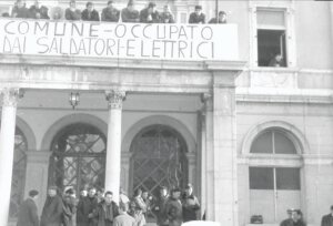 1969 - Italcantieri saldatori occupano municipio di Monfalcone