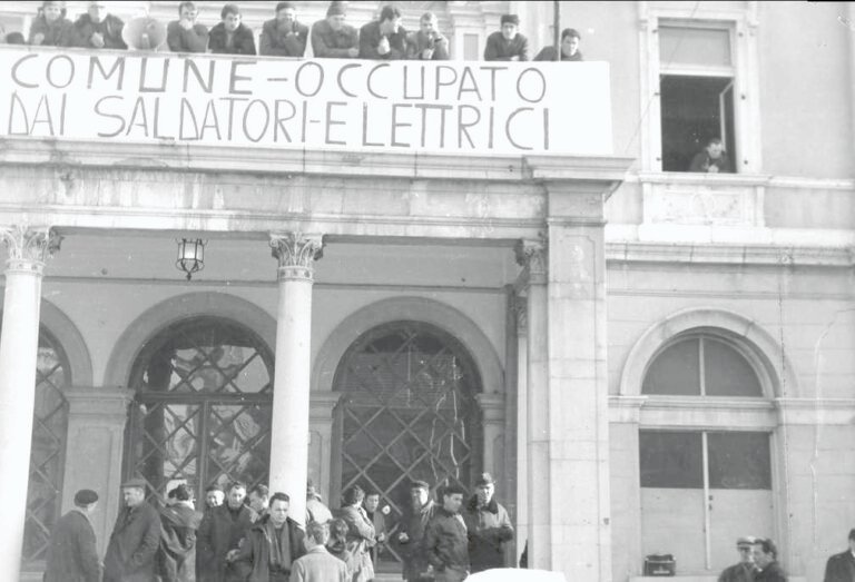 1969 - Italcantieri saldatori occupano municipio di Monfalcone