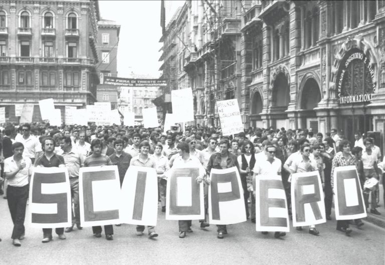 1971 - Italcantieri - manifestazione a Trieste