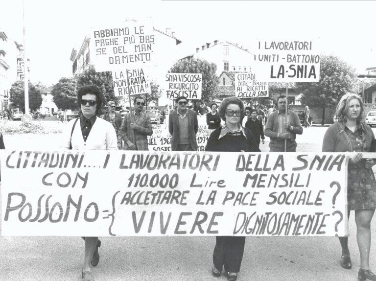 1974 - Sciopero tessili SNIA