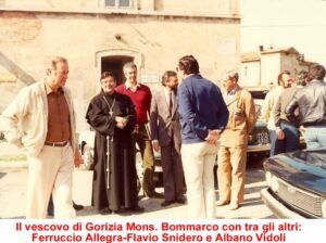 1983 - Italcantieri visita del Vescovo di Gorizia Mons. Bommarco