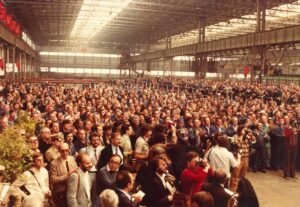 1983 - Italcantieri visita del Capo di Stato Sandro Pertini