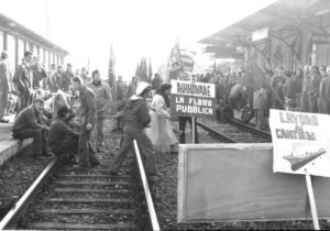 1983 - Italcantieri occupazione della stazione di Monfalcone
