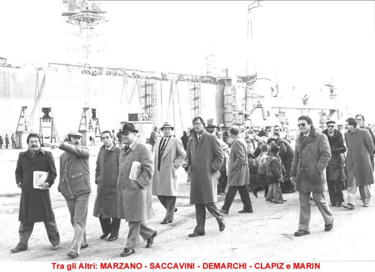 1984 - Fincantieri Visita giunta comunale al Cantiere aperto