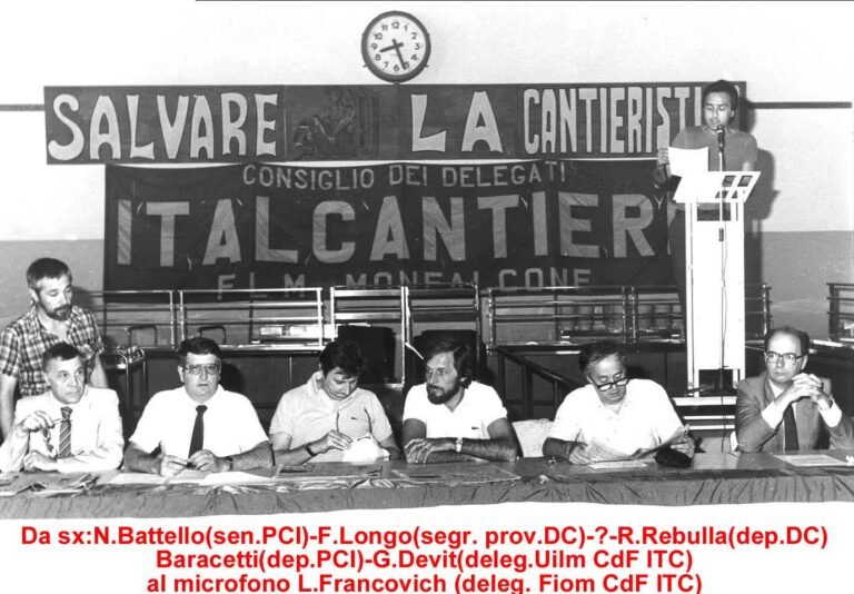 1984 - Fincantieri assemblea aperta cassa integrati