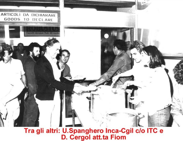 1984 - Fincantieri occupazione aeroporto contro chiusura cantieri navali
