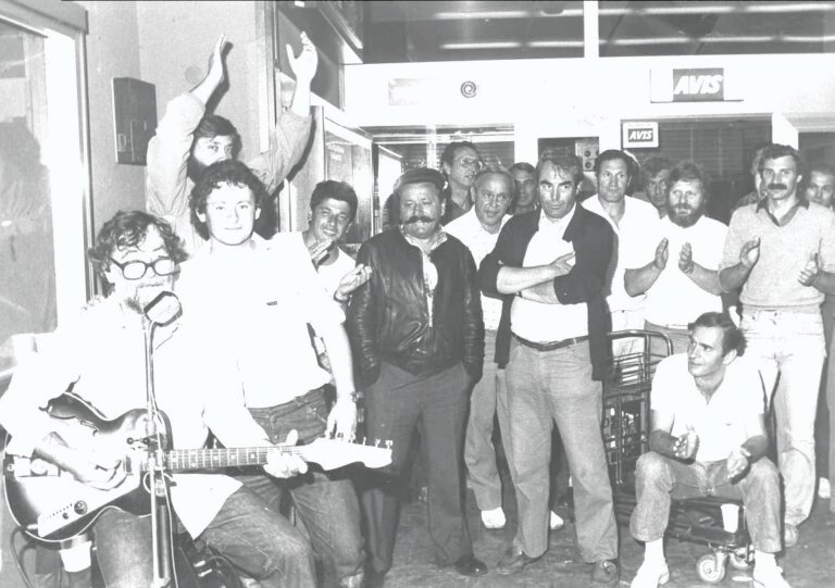 1984 - Fincantieri occupazione aeroporto contro chiusura cantieri navali