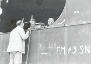 1984 - Fincantieri - Sul posto di lavoro