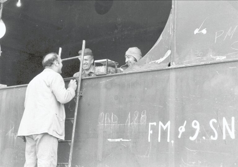1984 - Fincantieri - Sul posto di lavoro