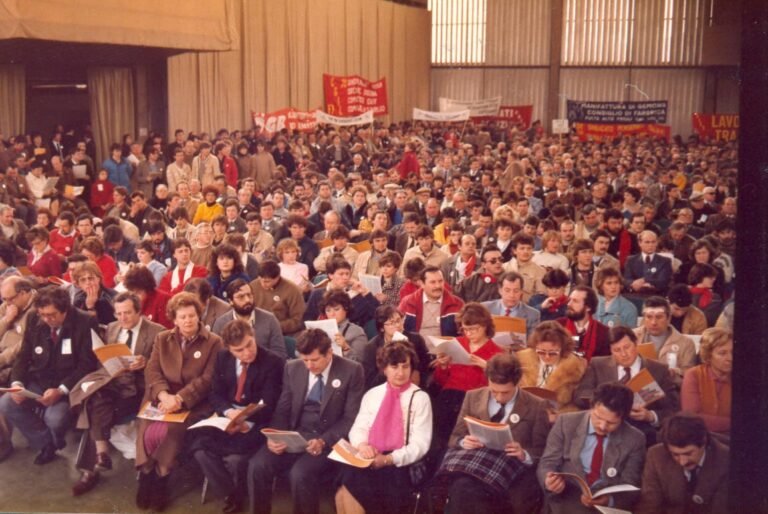 1984 Lubiana Partecipazione alla manifestazione per la pace