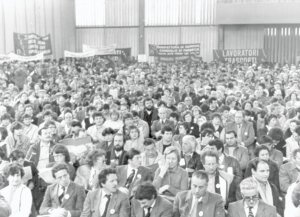 1984 Lubiana Partecipazione alla manifestazione per la pace