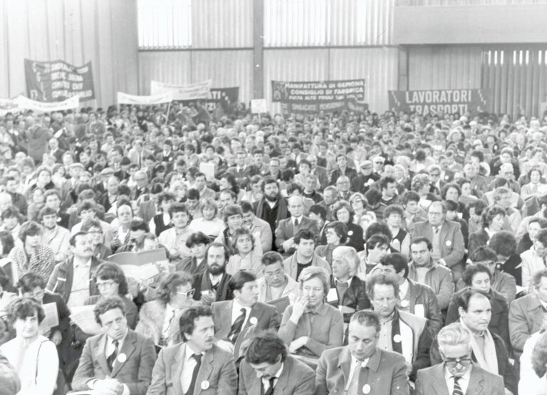1984 Lubiana Partecipazione alla manifestazione per la pace