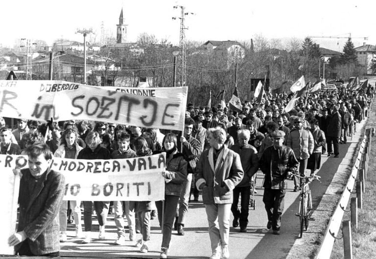 1988 marcia della pace Peteano