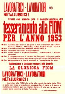 1953 Invito al tesseramento FIOM