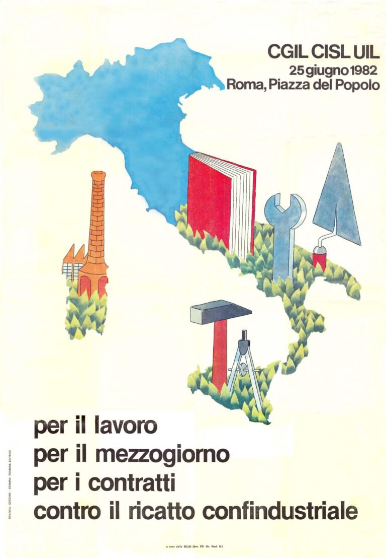 1982 Roma Manifestazione nazionale per contratti-occupazione e scala mobile