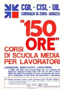 1983 Invito ad iscriversi ai corsi per i lavoratori